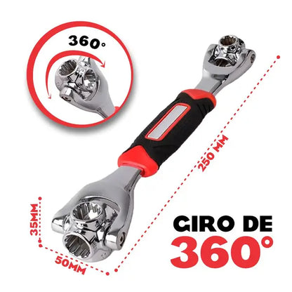 Llave Multifunción 48 en 1  Ajustable 360°